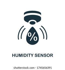 Humidity Sensor icon. Simple element from sensors icons collection. Creative Humidity Sensor icon ui, ux, apps, software and infographics