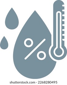 Humidity vector icon. Can be used for printing, mobile and web applications.