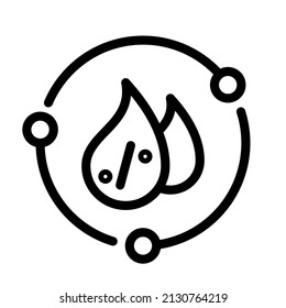 humidity vector icon illustration website