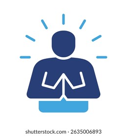 Humility Icon Element for Design