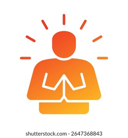 Humility Icon Element for Design