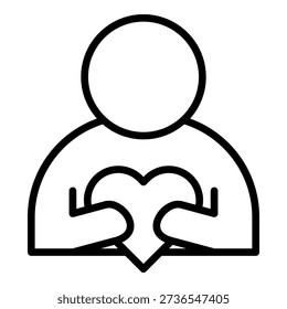 Humility Icon Element For Design