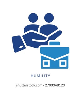 Demut Mini Illustration Symbol. Für moderne Konzeption, Print, UI, UX-Kit, Web- und App-Entwicklung. Vektor in Bezug auf Business Finance, Management und mehr