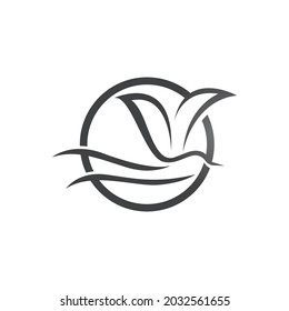 Humingbird logo and symbol vector image