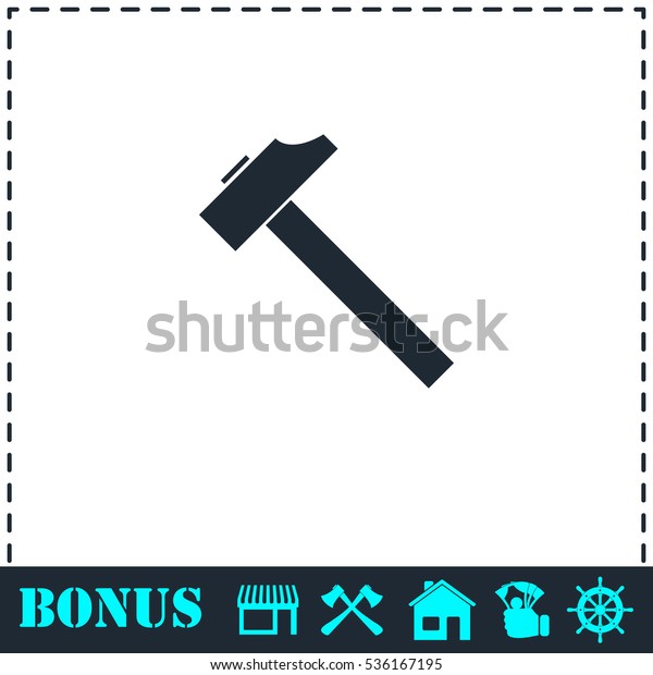 Hummer Icon Flat Simple Vector Symbol Stock Vector (Royalty Free ...
