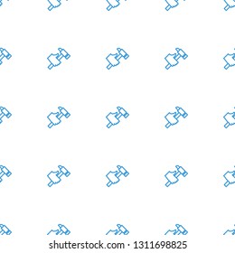 hummer icon pattern seamless white background. Editable outline hummer icon. hummer icon pattern for web and mobile.