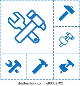 Hummer icon. set of 6 hummer filled and outline icons such as