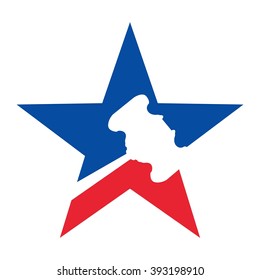 Hummer of Justice Logo - Star Logo