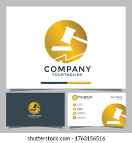 Hummer law logo with business card