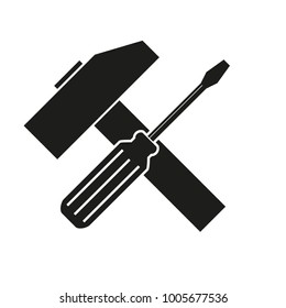 Hummer with screwdriver icon