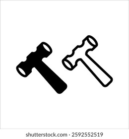 hummer set icon illustration isolated vector sign symbol, on white background