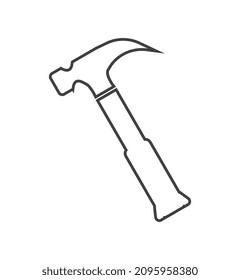 Hummer thin vector icon on white background