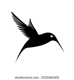 Diseño de Vector volador de colibrí