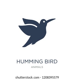 Humming bird icon. Trendy flat vector Humming bird icon on white background from animals collection, vector illustration can be use for web and mobile, eps10