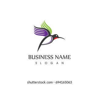 Humming Bird Logo design 