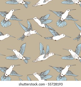 humming bird pattern