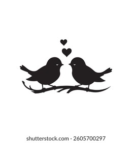Humming bird silhouette icon vector art illustration design