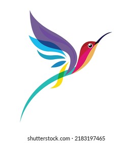 Hummer Vogel Stilvolle Vektorgrafik
