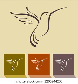 Humming Bird Vector Illustration