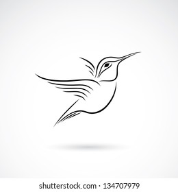Art Logo Design Dummingbird Technology Vector Stock Vector (Royalty ...