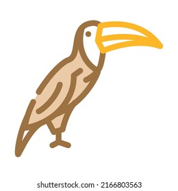 hummingbird bird color icon vector. hummingbird bird sign. isolated symbol illustration
