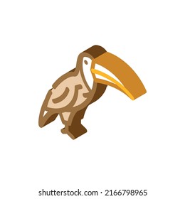 hummingbird bird isometric icon vector. hummingbird bird sign. isolated symbol illustration