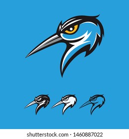 Hummingbird Designs Creative concept logotype for your company Clipart Mascot Logo can be in vector to easilly change colors