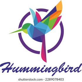 hummingbird diseños de illustation logo vector