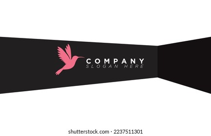 hummingbird flying Creative Logo For Branding and Company