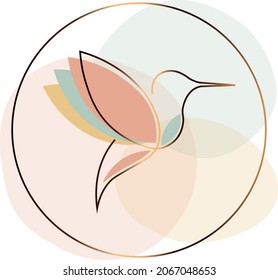 Hummingbird Oro Pastel Colores Belleza