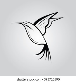 Hummingbird Icon Stock Vector (Royalty Free) 393710590 | Shutterstock