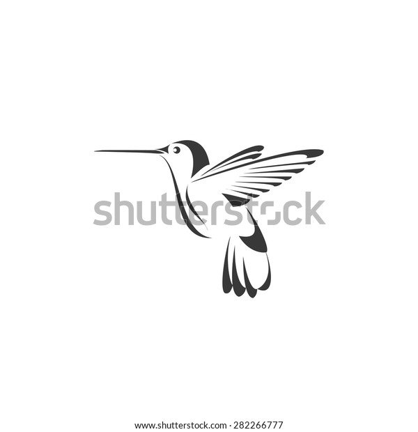 Hummingbird Icon Design Template Vector Stock Vector (Royalty Free ...