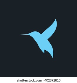 Hummingbird icon, hummingbird logo