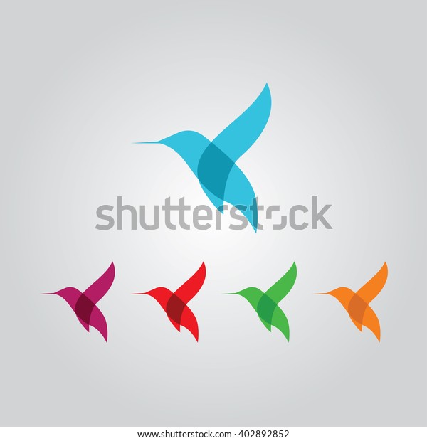 Icone Colibri Logo Colibri Image Vectorielle De Stock Libre De Droits