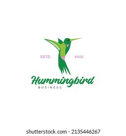 Hummingbird icon logo design inspiration