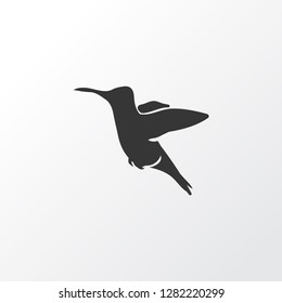 Hummingbird icon symbol. Premium quality isolated colibri element in trendy style.