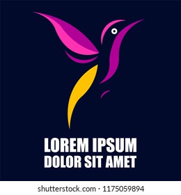 Hummingbird logo . 