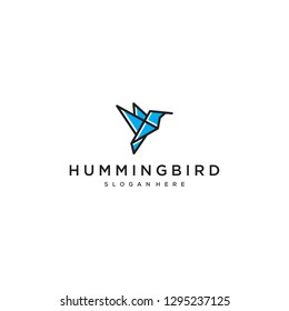 hummingbird logo design