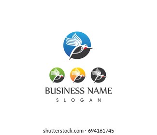 Hummingbird Logo Design 
