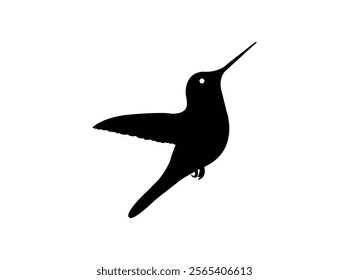 Hummingbird logo design bird vector image