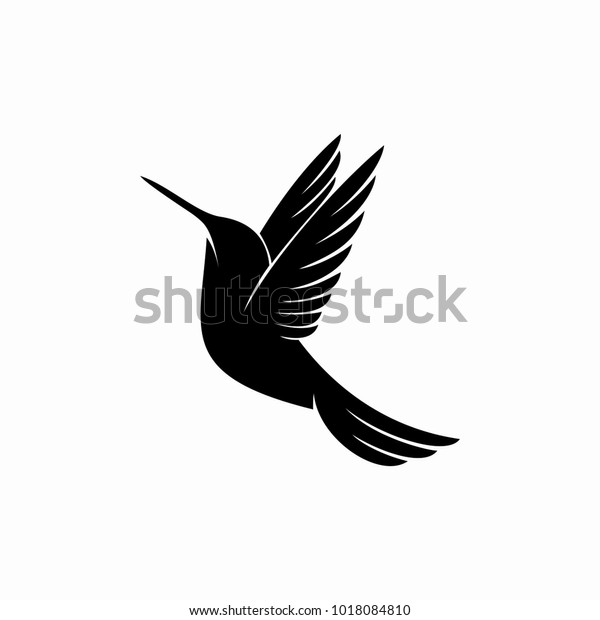 Hummingbird Logo Design Inspiration Isolated On Stock Vector (Royalty ...