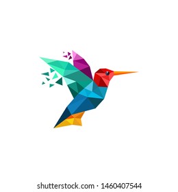 Hummingbird Logo Design Vector Template