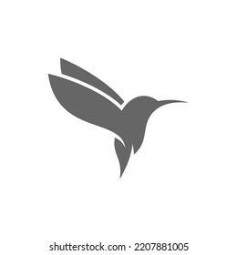 Hummingbird logo design vector template, Bird logo for modern business, simple minimalist and clean design