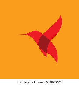 Hummingbird logo, hummingbird icon