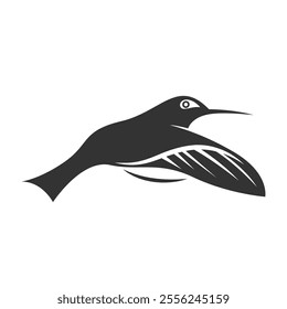 Hummingbird logo icon design template