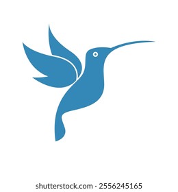 Hummingbird logo icon design template