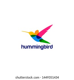 Hummingbird Logo Stock Vector Template