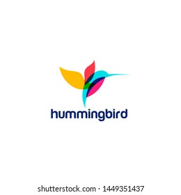 Hummingbird Logo Stock Vector Template