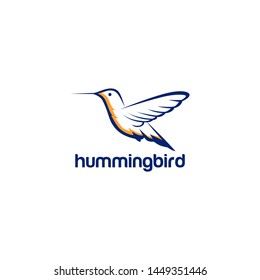 Hummingbird Logo Stock Vector Template