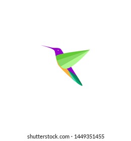 Hummingbird Logo Stock Vector Template